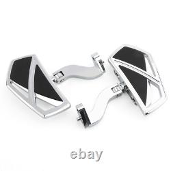 CNC Phantom Floorboard Foot Pegs Pedal For Harley Touring Road King Street Glide