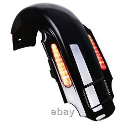 CVO Stretched Rear Dual Cut Extended Fender For Harley Street Glide Road King FL