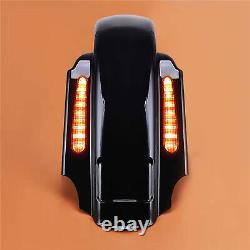 CVO Stretched Rear Dual Cut Extended Fender For Harley Street Glide Road King FL