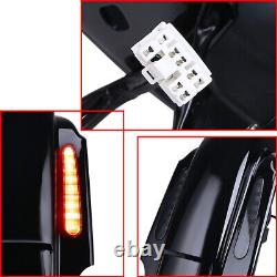 CVO Stretched Rear Dual Cut Extended Fender For Harley Street Glide Road King FL