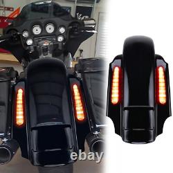 CVO Stretched Rear Dual Cut Extended Fender For Harley Street Glide Road King FL