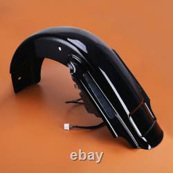 CVO Stretched Rear Dual Cut Extended Fender For Harley Street Glide Road King FL