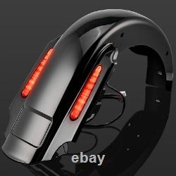 CVO Stretched Rear Dual Cut Extended Fender For Harley Street Glide Road King FL