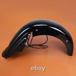 CVO Stretched Rear Dual Cut Extended Fender For Harley Street Glide Road King FL
