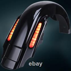 CVO Stretched Rear Dual Cut Extended Fender For Harley Street Glide Road King FL