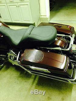 CVO Style 6x9 Speaker Lids 93-13 Harley Saddlebag Touring Road King Street Glide