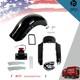 Cvo Style Rear Fender System Withled For Touring Road King Street Glide 2009-2013