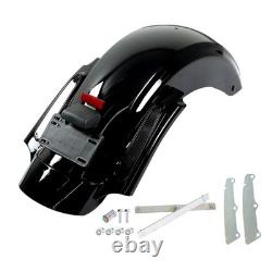 CVO Style Rear Fender System WithLED For Touring Road King Street Glide 2009-2013