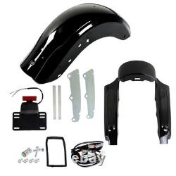 CVO Style Rear Fender System WithLED For Touring Road King Street Glide 2009-2013