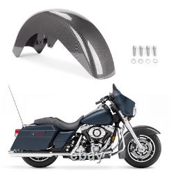 Carbon Fiber ABS Front Fender For Harley Touring Road King Street Glide 89-13 US
