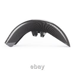 Carbon Fiber ABS Front Fender For Harley Touring Road King Street Glide 89-13 US