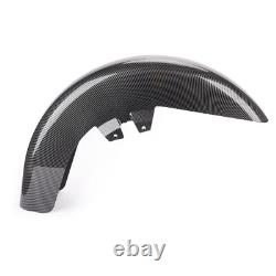 Carbon Fiber ABS Front Fender For Harley Touring Road King Street Glide 89-13 US