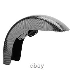 Carbon Fiber Front Rear Fender For Harley Touring Street Glide Road King 2014-Up