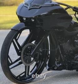 Chin Spoiler Scoop Stretched 4 Harley Touring Road King Street Electra 2009-2016