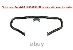 Chopped Engine Guard Highway Crash Bar For Harley Touring Road King FLHX 14-2021