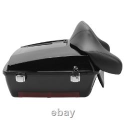 Chopped Luggage Trunk & Mount Rack For Harley Road King Street Glide 1997-2008