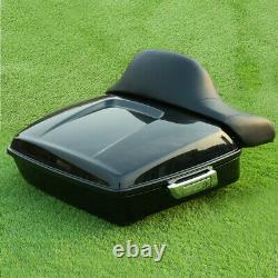 Chopped Pack Trunk Backrest Fit For Harley Tour Pak Road King Street Glide 14-21