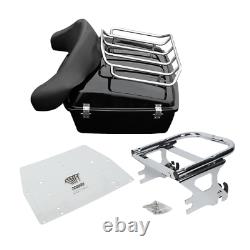 Chopped Pack Trunk Fit For Harley Tour Pak Touring Road King Street Glide 97-08
