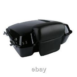 Chopped Pack Trunk Fit For Harley Touring Road King Street Glide 1997-2013 2012