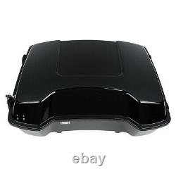 Chopped Pack Trunk Fit For Harley Touring Road King Street Glide 1997-2013 2012