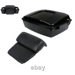 Chopped Pack Trunk Fit For Harley Touring Road King Street Glide 1997-2013 2012