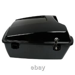 Chopped Pack Trunk Fit For Harley Touring Road King Street Glide 1997-2013 2012