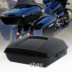 Chopped Pack Trunk Pad Rack Fit For Harley Tour Pak Touring Street Glide 2009-13