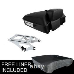 Chopped Pack Trunk Rack Fit For Harley Tour Pak Road King Street Glide 2014-2023