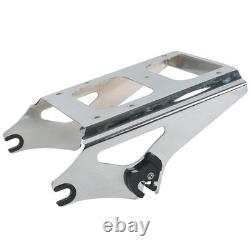 Chopped Trunk 2 Up Mounting Rack for Harley 2009 2013 Road King Street Glide