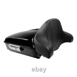 Chopped Trunk Backrest Mount Rack Fit For Harley Road King Street Glide 14-2026