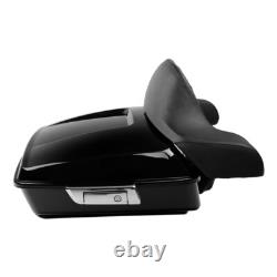 Chopped Trunk Backrest Mount Rack Fit For Harley Road King Street Glide 14-2026