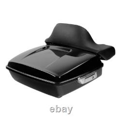 Chopped Trunk Backrest Mount Rack Fit For Harley Road King Street Glide 14-2026