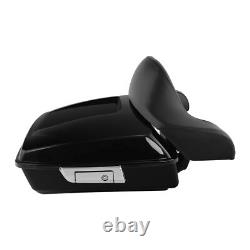 Chopped Trunk Backrest Pad Fit For Harley Touring Street Road King Glide 2014-25