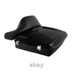 Chopped Trunk Backrest Pad Fit For Harley Touring Street Road King Glide 2014-25