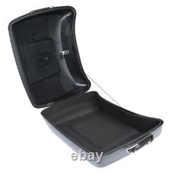 Chopped Trunk Backrest Pad Fit For Harley Touring Street Road King Glide 2014-25
