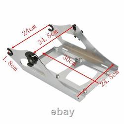 Chopped Trunk Backrest Rack Fit For Harley Tour Pak Road King Street Glide 14-22