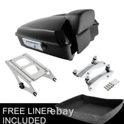 Chopped Trunk Mount Docking Fit For Harley Touring Road King Street Glide 14-26