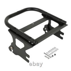 Chopped Trunk Pad & Mount Rack Fit For Harley Road King Street Glide 1997-2008