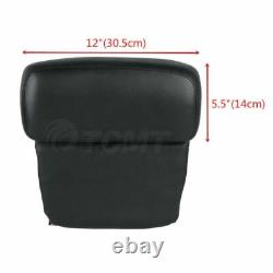 Chopped Trunk Pad & Solo Mount Rack Fit For Harley Road King Street Glide 09-13