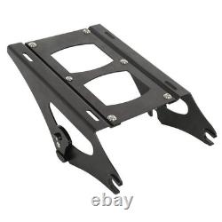 Chopped Trunk Rack With Backrest For Road King Street Glide 2014-2025