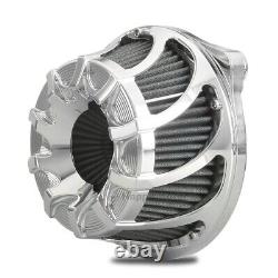 Chrome Air Cleaner Intake For Harley Touring Road King FLHX Street Glide 08-16