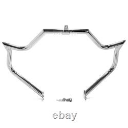 Chrome Crash Bar Highway Engine Guard For Touring 09-22 Road King Street Glide