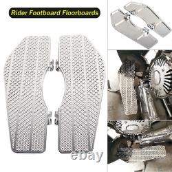 Chrome Driver Floorboards Foot Rests For Harley Softail Road King Street Glide