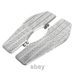 Chrome Driver Floorboards Foot Rests For Harley Softail Road King Street Glide