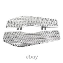 Chrome Driver Floorboards Foot Rests For Harley Softail Road King Street Glide