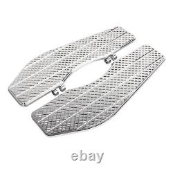 Chrome Driver Floorboards Foot Rests For Harley Softail Road King Street Glide