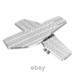 Chrome Driver Floorboards Foot Rests For Harley Softail Road King Street Glide