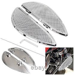 Chrome Driver Floorboards For Harley Softail Electra Street Glide Road King FLTR