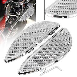 Chrome Driver Floorboards For Harley Softail Electra Street Glide Road King FLTR