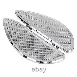 Chrome Driver Floorboards For Harley Softail Electra Street Glide Road King FLTR